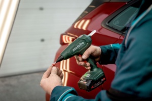 Pistol de lipit cu acumulator Metabo HK 18 LTX 20, 18V, 11 mm, 2 temperaturi - Img 4