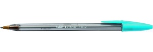 Pix BIC Cristal 1,6 mm culoare hellblau, varf lat, transparent