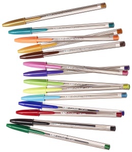Pix BIC Cristal Multicolor, 1.6 mm, set cu 8 culori, design ergonomic - Img 2
