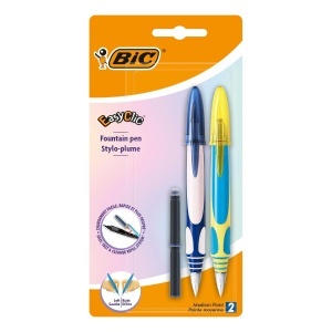 Pix cu cerneala BIC EasyClic, 2 bucati, culori assortate, cu sistem de umplere lateral - Img 8