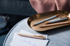 Pix Faber-Castell 241187 Poly Ball Urban, culoare Palo Rosa, cu grip ergonomic - Img 2