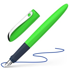 Pix pentru invatarea scrisului Schneider 162114 Wavy, verde, pentru dreptaci si stangaci