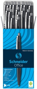 Pix Schneider Office, 50 bucati, culoare neagra, scriere medie, documente conforme