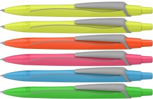 Pix Schneider Reco Neon Edition, 6 bucati, din plastic reciclat, culoare albastra