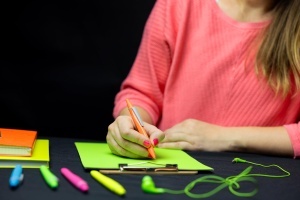 Pix Schneider Reco Neon Edition, 6 bucati, din plastic reciclat, culoare neon portocalie - Img 4