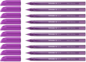 Pix Schneider Vizz, 10 bucati, culoare violet, scriere usoara, tehnologie Gelco