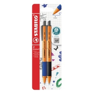 Pix STABILO pointball, design colorat, 0.5 mm, cu refill