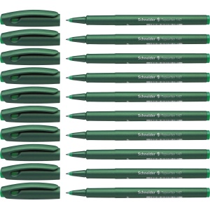 Pixuri Schneider Topwriter 147, 0,6 mm, 10 bucati, verde