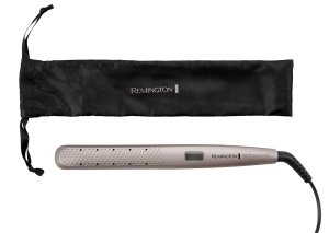 Plac de indreptat parul Remington Wet2Straight Pro (pentru aplicarea umeda si uscata - pentru uscarea si indreptarea parului, sistem exclusiv de ventilatie, senzor de umiditate, afisaj LCD, 140-230degC) Plac de indreptat parul S7970 - Img 5