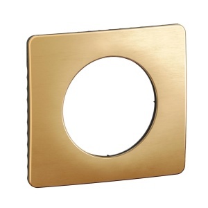 Placa de Acoperire Legrand Celiane-Platte pentru Priza si Intrerupator - 1 Fach, Culoare Metalizata - Img 1