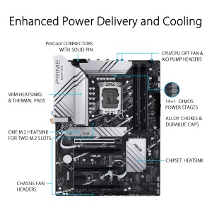 Placa de baza ASUS Prime Z790-P WiFi Intel LGA1700 DDR5 PCIe 50 - Img 2