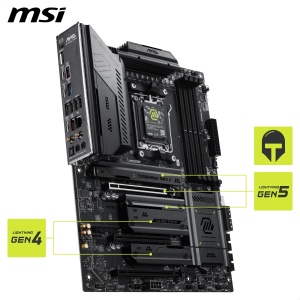Placa de baza MSI MAG B850 Tomahawk MAX WiFi II, suport AMD Ryzen 900080007000, PCIe 5.0, Wi-Fi 7 - Img 5