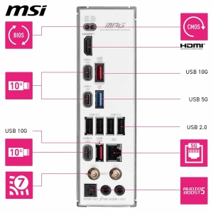 Placa de baza MSI MPG B850 Edge TI WiFi, suport AMD Ryzen 900080007000, DDR5, PCIe 5.0 - Img 6