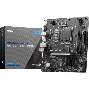 Placa de baza MSI PRO H610M-E, Micro-ATX, suport Intel 12th Gen, 2x DIMM, PCIe 4.0 - Img 1
