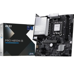 Placa de baza MSI PRO H810M-B, LGA 1851, DDR5, PCIe 5.0 x16