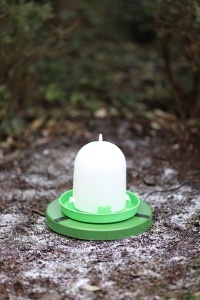 Placa de incalzire Kerbl pentru pasari, 250mm, 15W, verde - Img 3