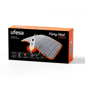 Placa de incalzire Ufesa Flexyheat Colors 40x30cm, 100W, microfibra ultramoale, 3 setari de temperatura, oprire automata, lavabila - Img 5