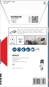 Placa de indepartare a fugilor Bosch EXPERT AVZ 70 RT4 3 max, 70 mm, 3 aplicatii - Img 4