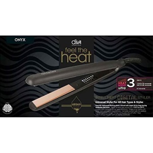 Placa de indreptat parul Diva Pro Styling - Ceramica, 110-235C, Negru - Img 2