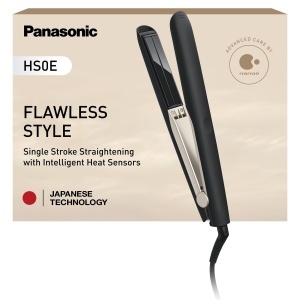 Placa de indreptat parul Panasonic EH-HS0E, 2000W, nanoe, negru-champagne