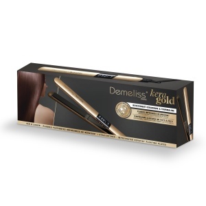 Placa de par 2-in-1 Demeliss Saint Algue Kera GOLD, Keratin, 150-230 C - Img 4