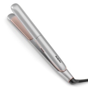 Placa de par BaByliss Cosmos ST260E, 3 temperaturi, ceramica, argintie