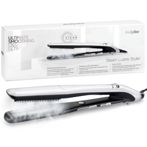 Placa de par BaByliss Steam Lustre Styler ST595E, 36mm, 5 temperaturi, abur