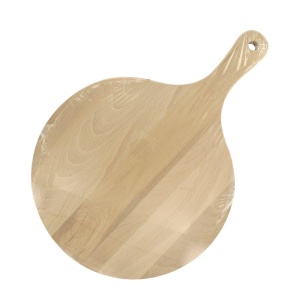 Placa de taiat Fackelmann Pizzabrett 30cm din lemn cu maner - Img 5