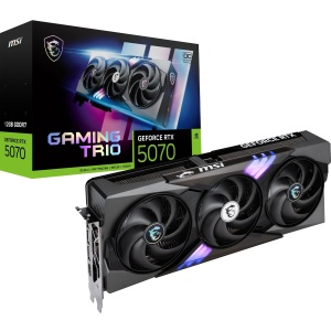 Placa Video MSI GeForce RTX 5070 12G Gaming Trio OC - 12GB GDDR7, PCIe 5, Boost 2610 MHz