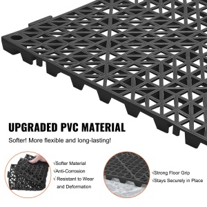Placi de drenaj VEVOR 30 x 30 cm, 50 buc, PVC, negru - Img 3