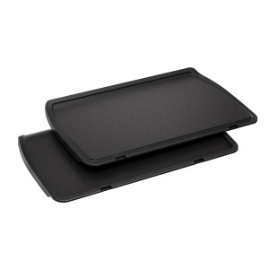 Placi grill Tefal XA729810 pentru OptiGrill XL antiaderente aluminiu turnat negru