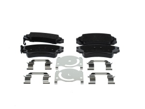 Placute de frana Bosch BP1187 - set 4 bucati, ECE-R90, cu avertizor de uzura