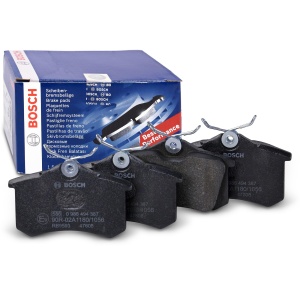 Placute de frana Bosch BP1295 pentru spate - ECE-R90, cu tehnologie anti-zgomot, set 4 buc
