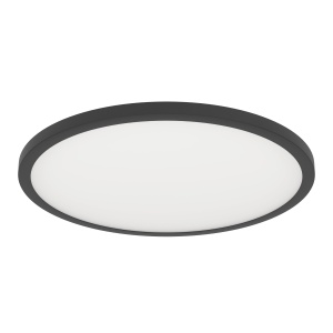 Plafoniera LED inteligenta EGLO Sarsina-Z, 45 cm, negru, lumina reglabila
