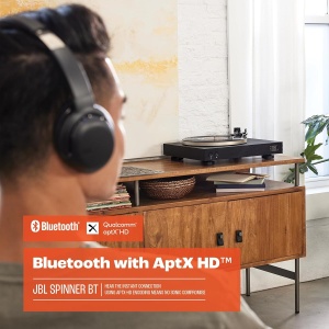 Platan cu Bluetooth JBL Spinner BT, Negru si Auriu, Sunet de Vinil Autentic - Img 8