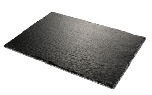 Platou Servire Tescoma GrandCHEF 30 x 20 cm, Negru, Din Naturschiefer