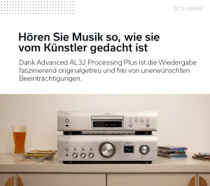 Player CD HiFi Denon DCD-900NE, USB, 192 kHz24 Bit, Argintiu - Img 5