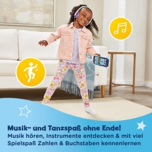 Player muzical interactiv VTech Leuchtender pentru copii 3-6 ani, cu 10 melodii - Img 2