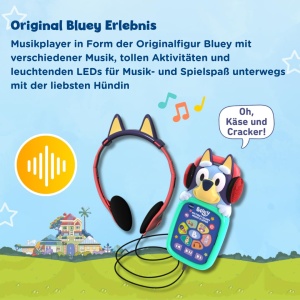 Player muzical VTech Bluey cu LED-uri si activitati interactive - Img 2