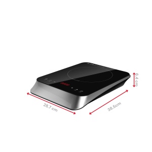 Plita electrica Ardes Kookie One, 2000W, touchscreen, negru - Img 3