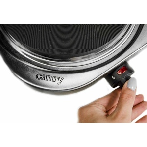 Plita electrica Camry cu 1500W, neagra si argintie - Img 4