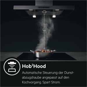 Plita inductie AEG IKS6443AXB 60 cm Hob2Hood Slider Touch 4 zone PowerBoost - Img 2