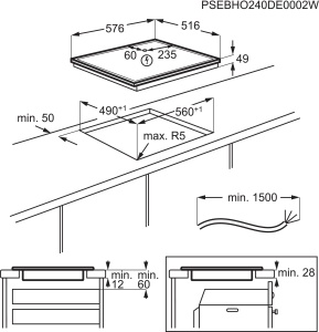 Plita Inductie AEG TI64IB1FXB, 60cm, 9 trepte de putere, functie SenseBoil - Img 5
