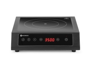 Plita Inductie HENDI 3500 D XL, 3500W, 60-240C, Negru - Img 2