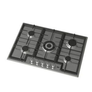 Plita pe gaz AEG HGB75400SM Slim Line 75 cm 5 arzatoare inox - Img 5