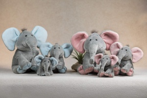 Plus Elefant BabySugar Schaffer 5193 - Culoare gri-roz, 30 cm, pentru bebelusi - Img 8