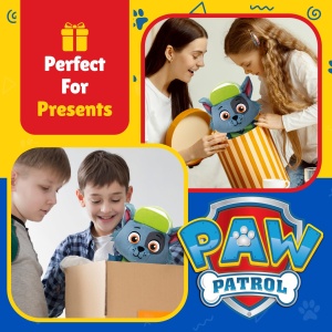 Plusarie TY Rocky Paw Patrol, 18 cm, material ultra-moale, cadou pentru copii - Img 5