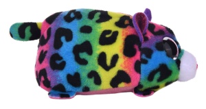 Plusat Glubschis TY 42163 - Leopard Jelly, 10 cm, cu ochi stralucitori - Img 4