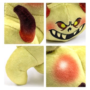 Plush Cheeky Nurgling TOMY, 17 cm, Deko pentru Gameri, Cadou pentru Adulti - Img 4