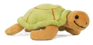 Plush Magnet Turtle Hilde - Schaffer 3555 - 11 cm - Verde-maro